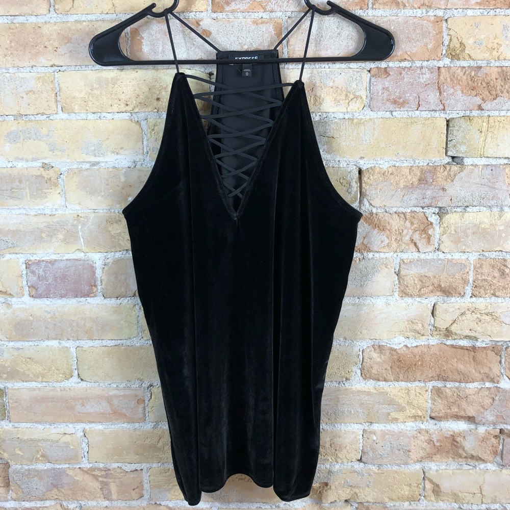 Express velvet top